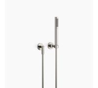 Garniture de douche flexible TARA de Dornbracht avec rosaces individuelles, 27802892-08, Couleur: platine