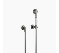 Garniture de douche MADISON de Dornbracht, avec rosaces individuelles, flowReduce, 27803361-990010, Couleur: foncé Platine mat