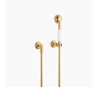 Garniture de douche MADISON de Dornbracht, avec rosaces individuelles rondes, flowReduce, 27803361-280010, Couleur: Laiton brossé