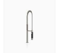 Garniture de douche professionnelle Dornbracht, rosace ronde, système anticalcaire, 27799970-06, Couleur: Platine brossé