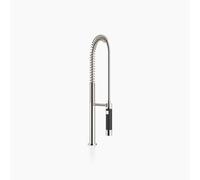 Garniture de douche professionnelle Dornbracht, rosace ronde, système anticalcaire, 27799970-08, Couleur: platine