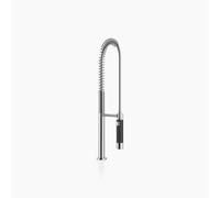 Garniture de douche professionnelle Dornbracht, rosace ronde, système anticalcaire, 27799970-93, Couleur: Chrome brossé