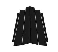 Garniture de fenêtre de pilier Pour Skoda pour Octavia A7 5E MK3 2014-2019 | Autocollant de garniture de couverture de poteau de pilier BC, colonne de porte de fenêtre, offre