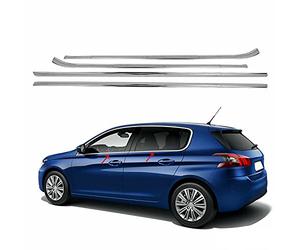 Garniture de Fenêtre pour Peugeot 308 HB 2013-2021 Acier INOX 4Pcs
