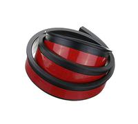 Garniture de Garde-boue de Roue de Voiture Aramox, 2 Pcs 1,5 M Universel en Caoutchouc de Protection de Passage de Roue de Voiture Bandes Anti-collision Moulures Garniture de (Noir)