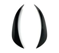 Garniture De Grille D'aération pour Pare-Choc Avant pour Mercedes pour Benz W205 Classe C C180 C200 C300 C400 C43 C63 AMG 2015 2016 2017 2018 POMPOMPUR(Black)