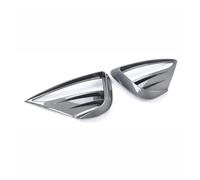 Garniture De Lame De Spoiler De Phare Antibrouillard Avant pour Tesla pour Model Y 2021-2023 Protection Avant en ABS(Glossy Carbon)