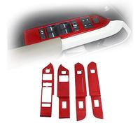 Garniture De Levage Verre Voiture en Fibre Carbone Véritable pour pour Defender 90 110 2020-2022 Boutons Commutation Lève-vitre Couverture Cadre