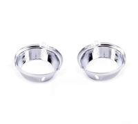 Garniture de lunette de feu de brouillard avant pour W204 C63 pour AMG 2008-2011, cadre de phare antibrouillard argenté, ajustement direct et jeu de pare-chocs insert OEM 2048851774 2048851874