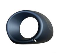 Garniture de lunette de phare antibrouillard pour Outlander 2013-2015, cadre de brouillard en plastique ABS, kit de décoration extérieur de voiture noir, support de feu de brouillard de véhicule