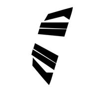 Garniture De Montant De Porte Vitre Et Côtés Style Laqué Noir Brillant Pour Mazda CX-30 2020 2021 2022 2023 HRQCTIM