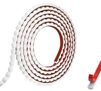 Garniture de moulure murale décorative en perles auto-adhésives, garniture perlée à peler et coller, ruban de bordure en PVC flexible pour la décoration intérieure, moulage artisanal (10 * 5mm,3m)