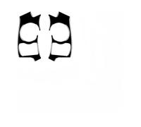 Garniture De Panneau Boutons Volant Noir Piano pour Lexus IS250 2014-2019 Moulure décorative(Type C)