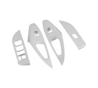 Garniture De Panneau De Boutons De Commande De Vitre D'accoudoir De Porte Pour Toyota Pour Corolla E210 Hybride 2019-2024 IENQBVL(Argent)