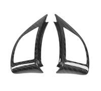 Garniture de panneau de boutons de volant, remplacement en fibre de carbone pour 500 2012-2015, style sergé 3K brillant, ajustement précis, décoration de moulage de cadre de