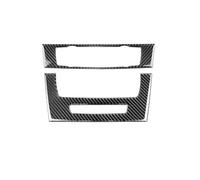 Garniture De Panneau De Climatisation CD En Fibre De Carbone Véritable Pour BMW Pour Série 3 Pour E90 Pour E92 Pour E93 2005-2012 Garniture Console Latérale Voiture( Type 1)