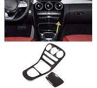 Garniture de panneau de levier de vitesse en ABS pour Benz GLC W205 X253 2019 2020 Accessoires (sans horloge)