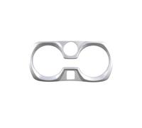 Garniture De Panneau De Porte-gobelet De Voiture Cadre De Décoration Autocollant Style Intérieur De Voiture Pour Série 3 G20 G28 2019 2020 2021 FIXCOR(Argent)