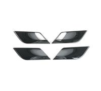 Garniture De Panneau De Sécurité Intérieure Pour Bouton De Verrouillage De Porte Cadre Poignée Et Couvercle De Cuvette Pour X5 X6 F15 F16 2015-2018 IENQBVL(Black)