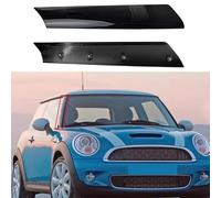 Garniture De Pare-Brise Avant Moulure de Garniture Montant A Utilisation adaptée pour Pare-Brise Avant Gauche et Droit côté conducteur pour Mini Cooper R50 R52 R53, Noire, 51137128157(Left Side)