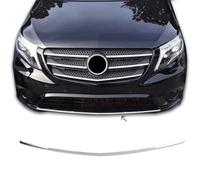 Garniture de Pare-chocs Avant Compatible avec Mercedes Vito W447 2014 à 2019, Moulure Bande en Acier Inox Chromée