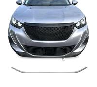Garniture de Pare-chocs Avant Compatible avec Peugeot 2008 II 2019 à 2023 Pre-FL, Moulure Bande en Acier Inox Chromée