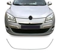 Garniture de Pare-chocs Avant Compatible avec Renault Mégane III 2012 à 2015, Moulure Bande en Acier Inox Chromée