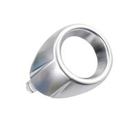 Garniture De Pare-chocs Avant Voiture Cache Phare Antibrouillard Calandre Capot Pièces Panneau Compatible Avec Ford Pour Fiesta 2009 2010 2011 2012 Antibrouillard Calandre(Silver,Right)