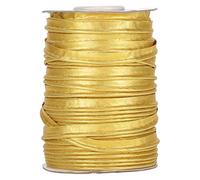 Garniture de Passepoil Maxi en Tissu pour Couture, Reliure, Ourlet, Or, 0,4 Pouce, 70 Yards, Biais Tressé de Bordure