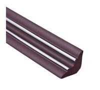 Garniture de perles flexibles auto-adhésives, bande de moulage en PVC, alternative au calfeutrage pour les coins des murs et des plafonds 4m 60mm