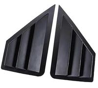 Garniture de persienne de pare-brise arrière, Jodriva Autocollant de garniture de couverture de fenêtre de persienne arrière de voiture, for Toyota, C-HR CHR 2016-2021 évent Scoop ABS accessoires en F