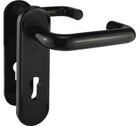 Garniture de plaque courte 83P Ku.noir PZ BEVER