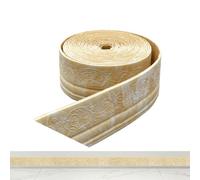 Garniture de plinthe adhésive imperméable 10 m | Moulure murale à coller pour parents, locataires, propriétaires, designers, maison, appartement, salon, chambre à coucher
