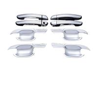 Garniture de poignée de porte chromée compatible avec Chery Tiggo 3X / Chery Tiggo 2 (2016, 2017, 2018, 2019, 2020, 2021)(Handle-bowl)