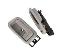 Garniture de poignée de porte intérieure pour Toyota Tundra 2000 2001 2002 2003 2004 2005 2006 compatible avec les modèles de cabine standard et étendue (arrière gauche + droite)