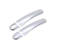 Garniture de poignée de porte latérale chromée compatible avec Seat Ibiza MK3 6L 2003 2004 2005 2006 2007 2008 2009, accessoires de voiture(1 keyhole)