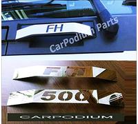 Chrome Lot de 2 garnitures de poignée de calandre avant en acier inoxydable pour camion FH4 2012 et plus (FH+500)