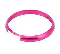 Garniture de Porte-clés à Distance Aramox, Remplacement de Décoration de Porte-clés en Alliage D'aluminium pour MINI R55 R56 R57 R58 R59 R60(Rose rouge)