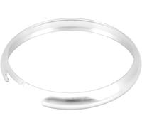 Garniture de Porte-clés à Distance Aramox, Remplacement de Décoration de Porte-clés en Alliage D'aluminium pour Mini R55 R56 R57 R58 R59 R60(Argent)