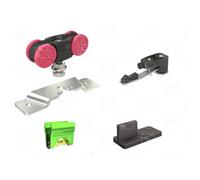 Garniture de porte - MANTION - SAF10 80 - Aluminium anodisé - 80 Kg max - Montage frontal