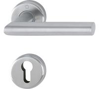 Garniture de porte sur rosace Utrech HOPPE Inox - 39406