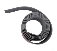 Garniture de protection antidérapante en caoutchouc vinyle imperméable pour bordure d'escalier de 3 m pour plus de sécurité dans les zones à fort trafic (gris, 3 m)