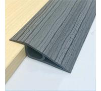 Garniture de quadrant, bande bordure d'angle, transition sol 10 pieds, transitions tapis auto-adhésives, seuil adapté(Dark Gray Grain)