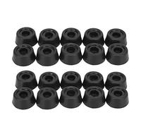 Garniture de queue de billard Cue Protecteur de fond Accessoires de bâton de snooker en caoutchouc durable pour joueurs de billard 20 pièces Matériau 27 x 30 x 13 mm