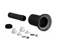 GROHE Garniture de raccordement WC Canne d'entrée/sortie 37311K00 Noir 90 mm pour montage mural