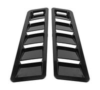 Garniture de refroidissement de capot, voiture 2 pièces universel en plastique ABS capot en plastique panneau d'admission d'air garniture de capot persienne de refroidissement couverture d'évent de vo