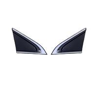 Garniture de rétroviseur latéral en verre triangulaire pour vitre avant de voiture, compatible avec Ford Edge 2015, 2016, 2017, 2018, 2019 et 2020(Left and Right)