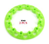 Garniture De Roue Universelle Pour Véhicule Tout Terrain,Capuchon De Jante Décoratif,Protection De Moyeu,Couvercle En Plastique,Adapté Aux Pneus De 10 Pouces,2 Pièces,4 - Type 2pc 10inchlightgreen #B