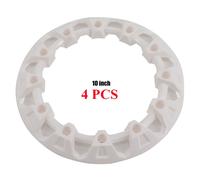 Garniture De Roue Universelle Pour Véhicule Tout Terrain,Capuchon De Jante Décoratif,Protection De Moyeu,Couvercle En Plastique,Adapté Aux Pneus De 10 Pouces,2 Pièces,4 - Type 4pcs 10inch White #B
