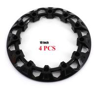 Garniture De Roue Universelle Pour Véhicule Tout Terrain,Capuchon De Jante Décoratif,Protection De Moyeu,Couvercle En Plastique,Adapté Aux Pneus De 10 Pouces,2 Pièces,4 - Type 4pcs 10inch Black